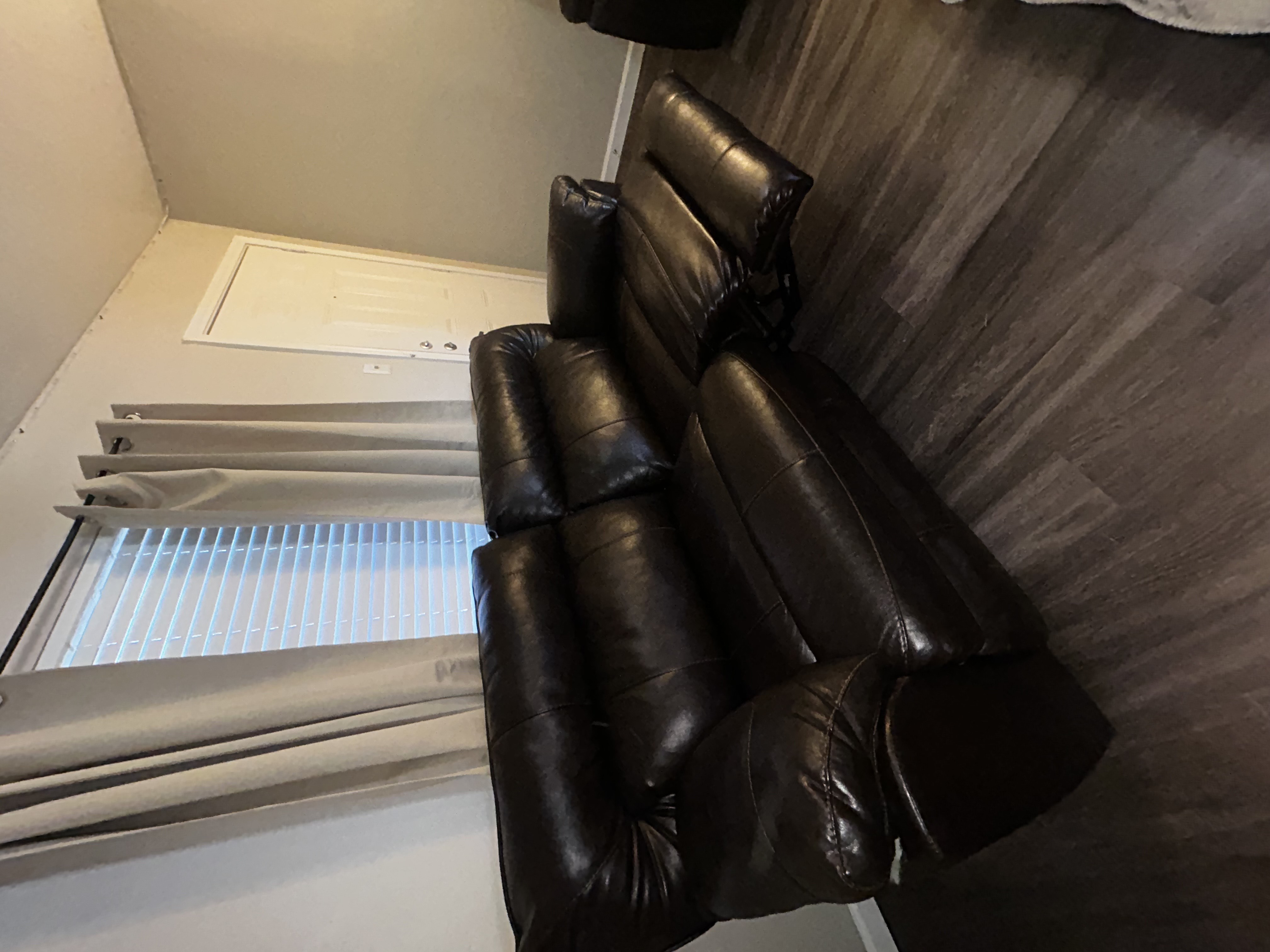 Leather sofa detail 1