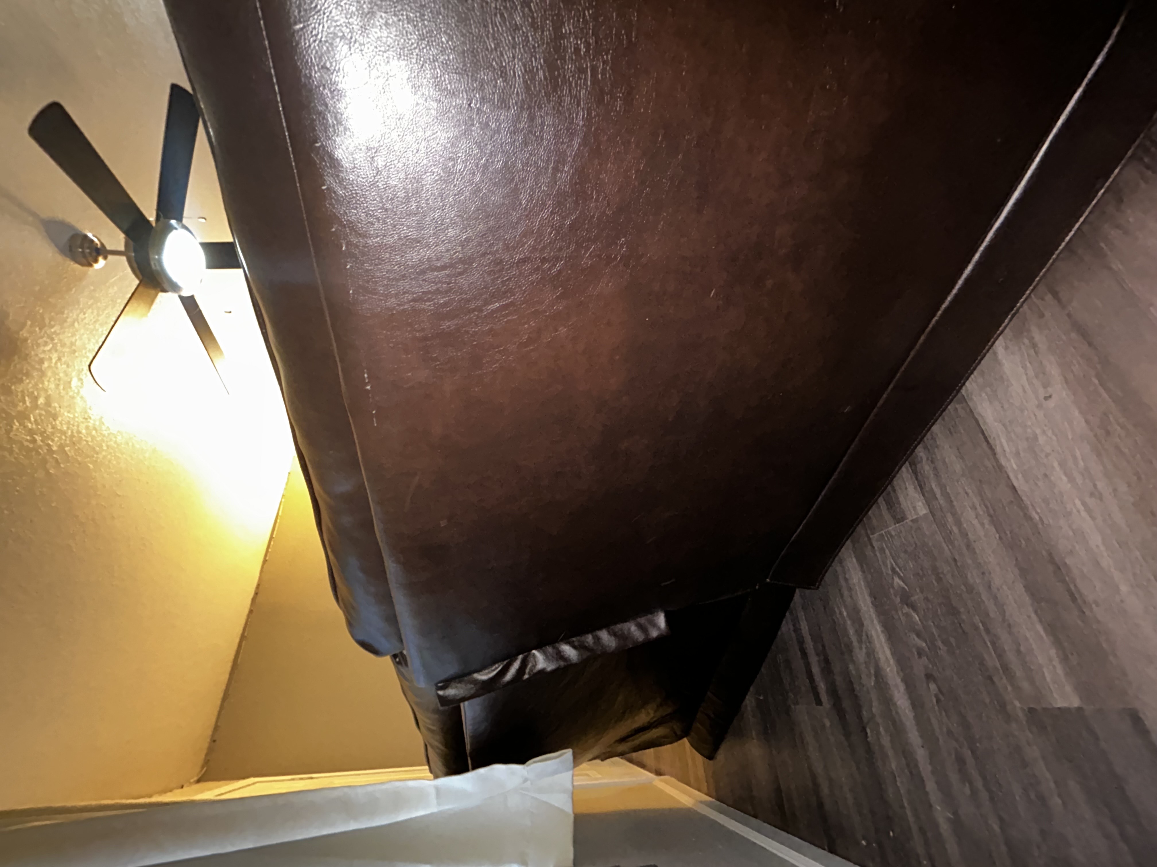 Leather sofa detail 2