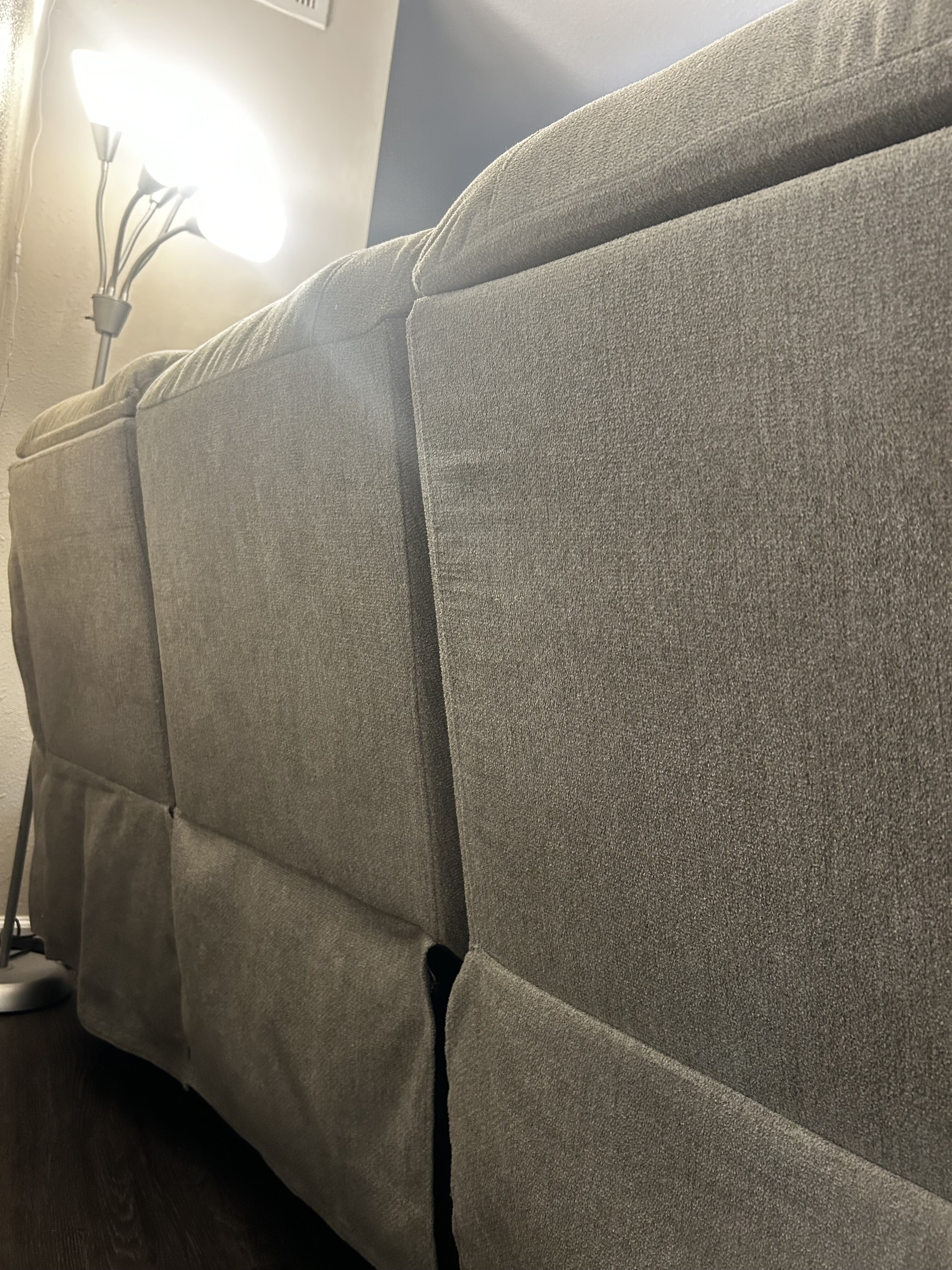 Reclining couch angle 2